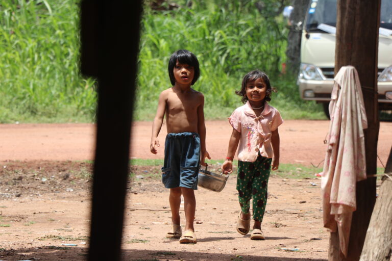 Enfants Khmers Couple Samuth